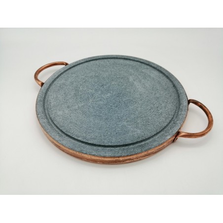 BISTECCHIERA ROTONDA BORDO IN RAME