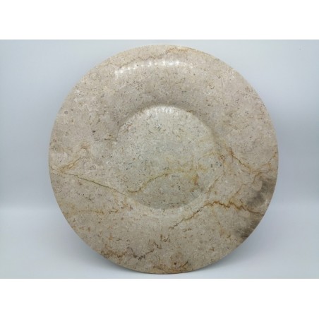 PIATTO IN PIETRA FOSSILE