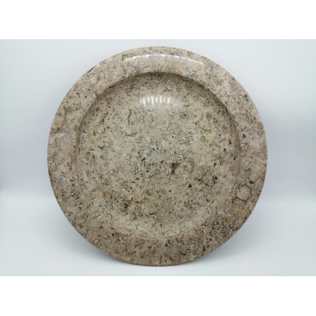 PIATTO IN PIETRA FOSSILE