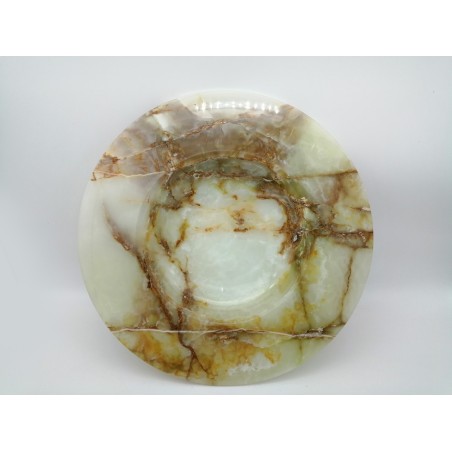 PIATTO A CAPPELLO IN ONICE VERDE