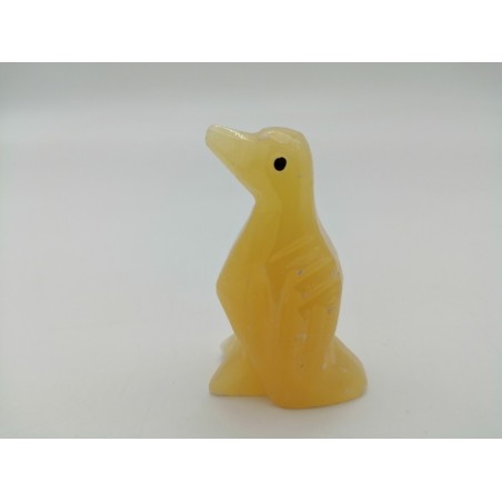 PINGUINO IN ONICE ARANCIO