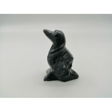 PINGUINO IN MARMO GRIGIO