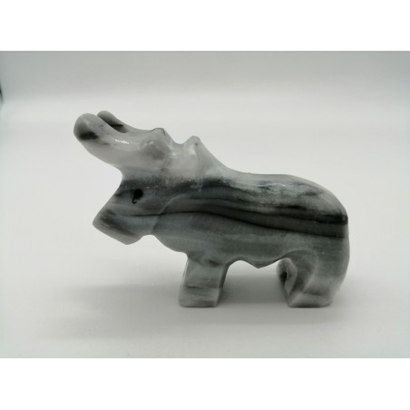 TORO IN MARMO GRIGIO