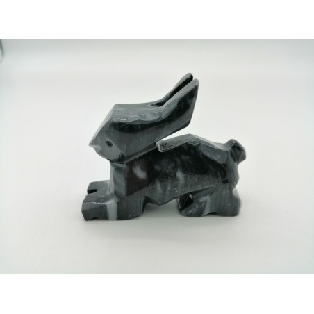 CONIGLIO IN MARMO GRIGIO