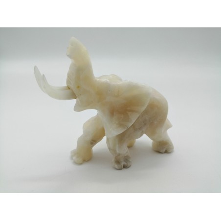 ELEFANTE IN ONICE VERDE