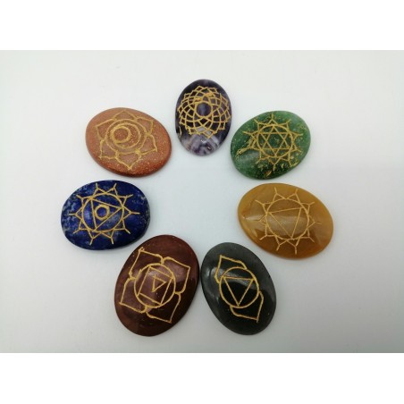 SET CHAKRA OVALI