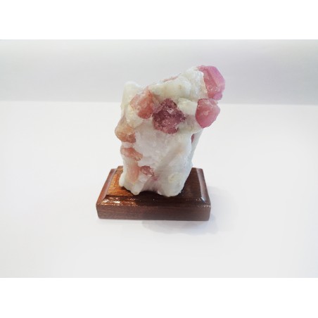 TORMALINA ROSA SU BASE