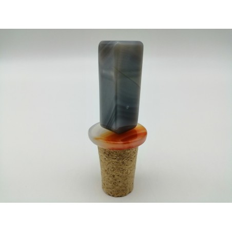 TAPPO PER BOTTIGLIA IN AGATA GRIGIA