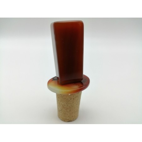 TAPPO PER BOTTIGLIA IN AGATA ROSSA