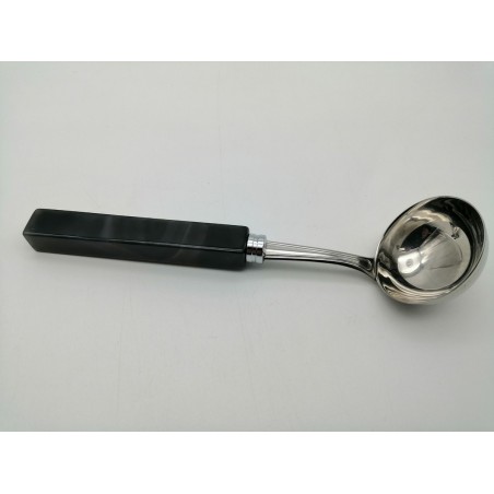 MESTOLINO CON MANICO IN AGATA NERA
