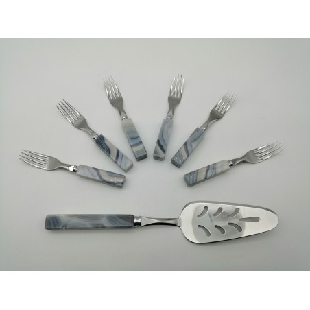 SET DESSERT IN AGATA GRIGIA