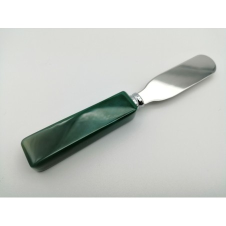 SPATOLA PER BURRO IN AGATA VERDE