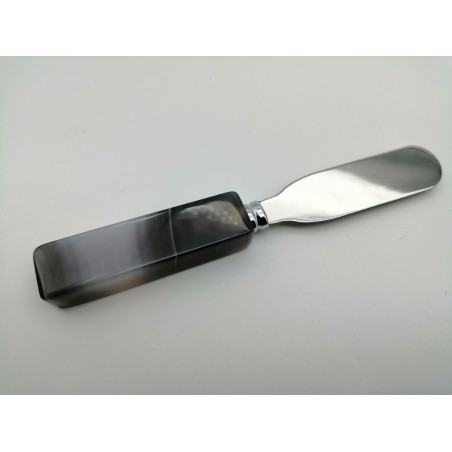 SPATOLA PER BURRO IN AGATA GRIGIA