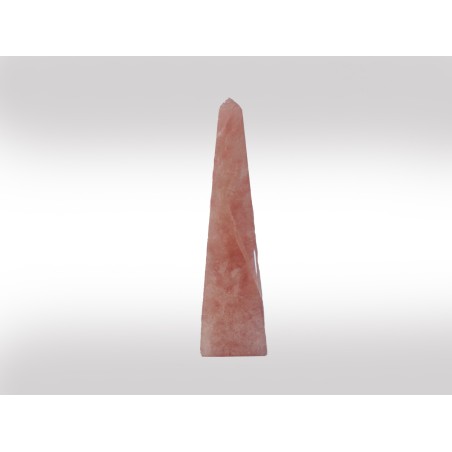 OBELISCO IN QUARZO ROSA