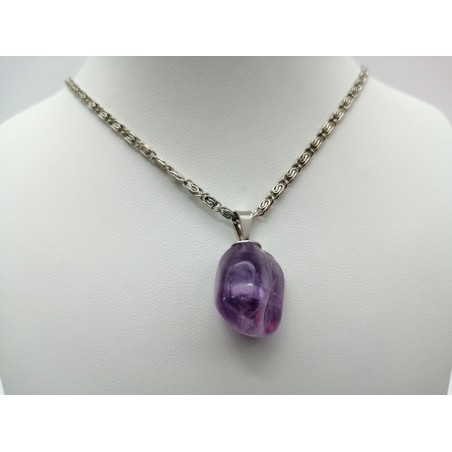 CIONDOLO IN AMETISTA FANTASMA