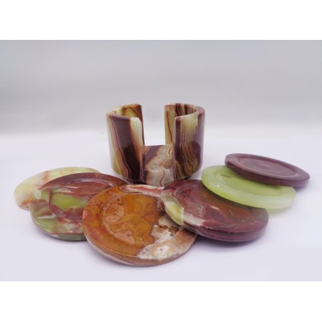 SET SOTTOBICCHIERI IN ONICE