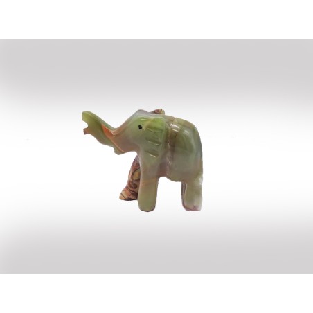 ELEFANTE IN ONICE VERDE TOP QUALITY