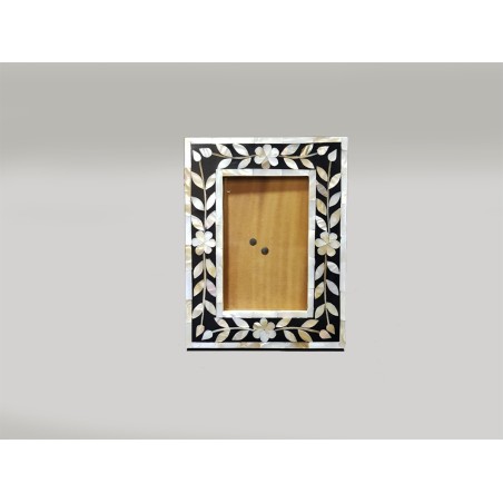 PORTAFOTO CON FIORI IN MADREPERLA