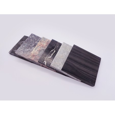 SET DA 6 SOTTOBICCHIERI IN MARMI VARI