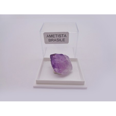 MINERALE DA COLLEZIONE AMETISTA IN SCATOLA SINGOLA