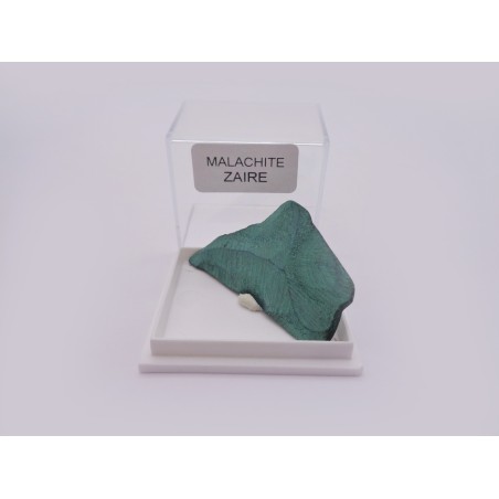 MINERALE DA COLLEZIONE MALACHITE IN SCATOLA SINGOLA