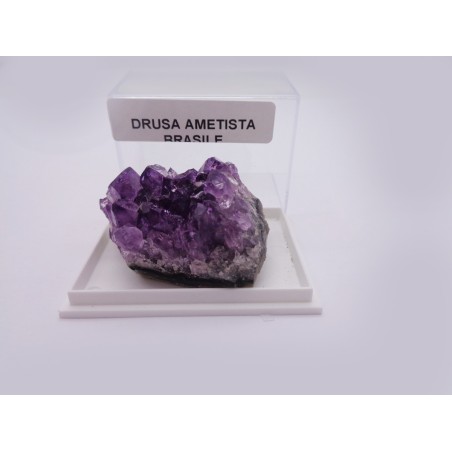 MINERALE DA COLLEZIONE AMETISTA IN SCATOLA SINGOLA