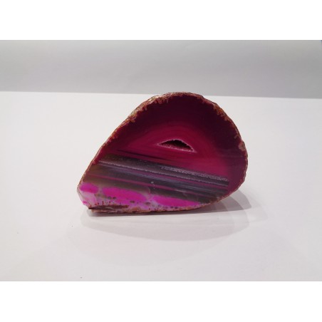 GEODE DI AGATA ROSA LUCIDATO