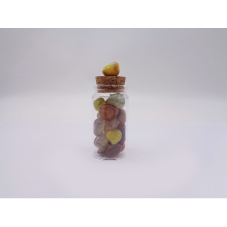 BARATTOLINO VETRO AGATA GIALLA