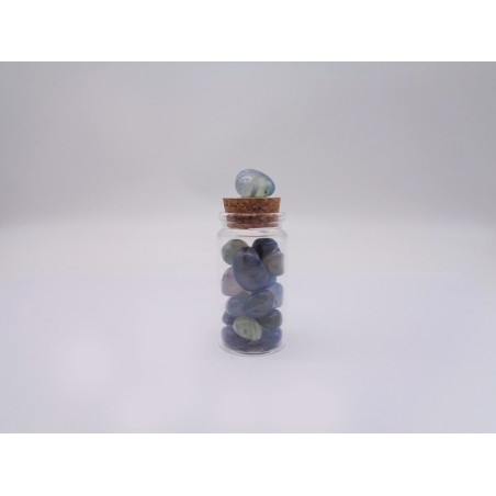 BARATTOLINO VETRO AGATA AZZURRA