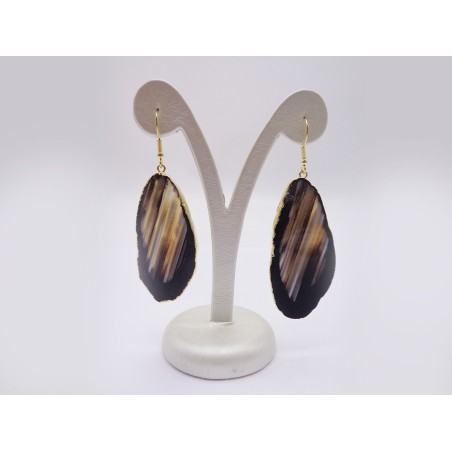 ORECCHINI AGATA NERA