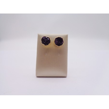 ORECCHINI IN DRUSA DI AMETISTA