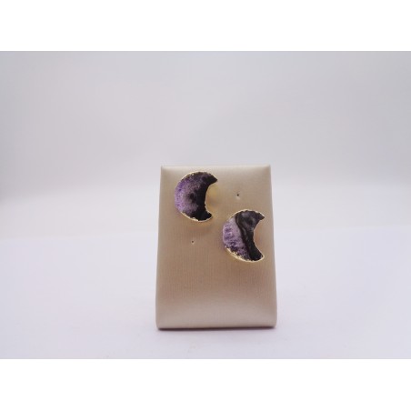 ORECCHINI LUNA IN AMETISTA