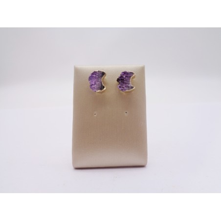 ORECCHINI LUNA IN AMETISTA