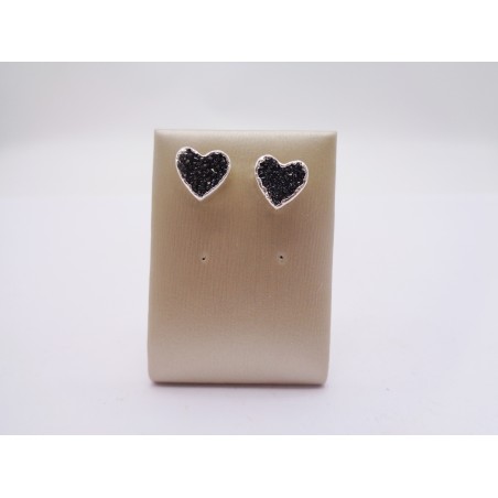 ORECCHINI A FORMA DI CUORE IN DRUSA