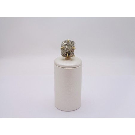 ANELLO CON PIRITE GREZZA