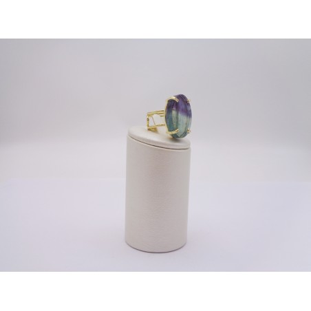 ANELLO CON FLUORITE