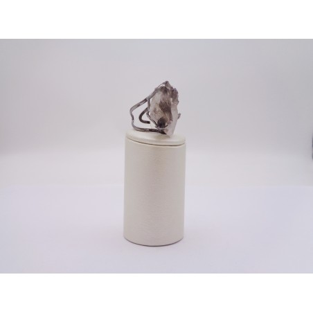 ANELLO CON QUARZO FUME'