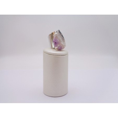 FASCIA ANELLO A GOCCIA DI AMETISTA