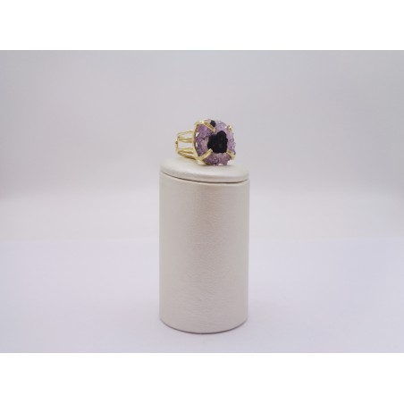 ANELLO CON AMETISTA STALATTITE