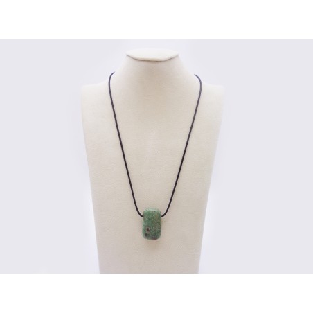 CIONDOLO RETTANGOLARE RUBY ZOISITE