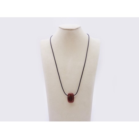 CIONDOLO RETTANGOLARE CORNIOLA