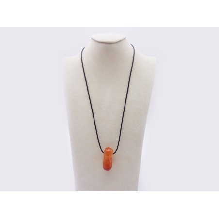 CIONDOLO LUNGO AGATA CORNALINA