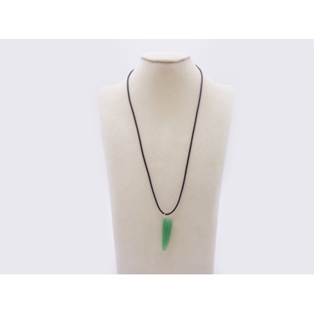 CIONDOLO A PUNTA AVVENTURINA VERDE