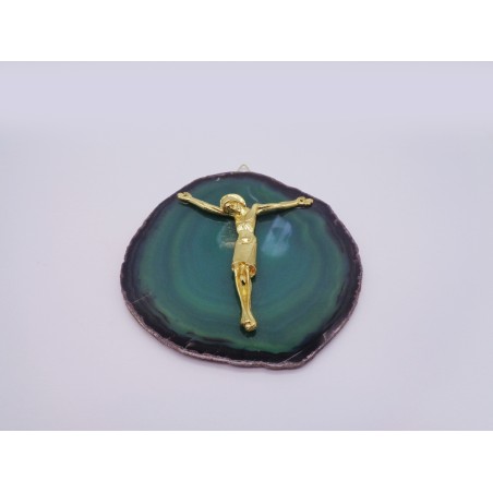 FETTA DI AGATA VERDE GESU' GRANDE