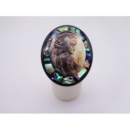 SPILLA IN ABALONE E MADREPERLA