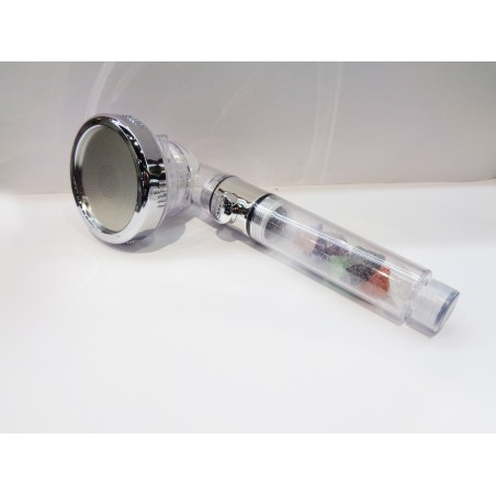 SOFFIONE DOCCIA CON MIX PIETRE