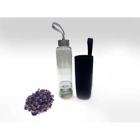 BOTTIGLIA CON AMETISTA