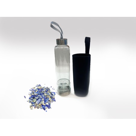 BOTTIGLIA CON LAPISLAZZULI