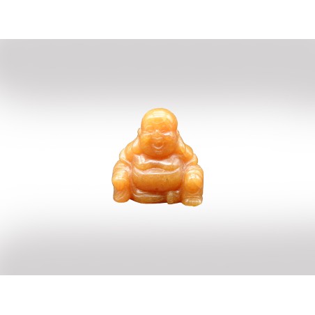 BUDDHA IN CALCITE ARANCIO