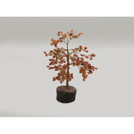 ALBERO DELLA VITA IN PIETRE NATURALI DI AGATA CORNALINA